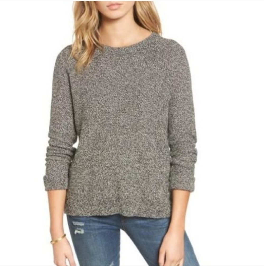 Madewell Province Crossback Knit Pullover Sweater L